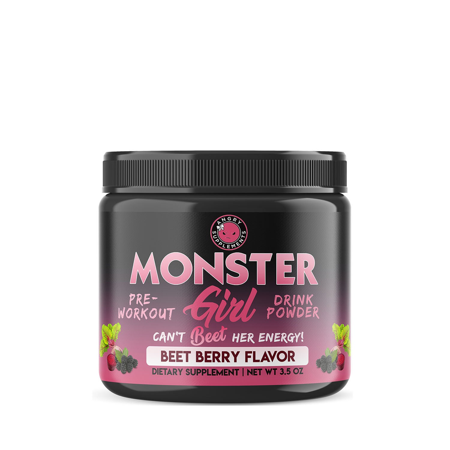Angry Supplements Monster Girl Pre Workout Alt Tub